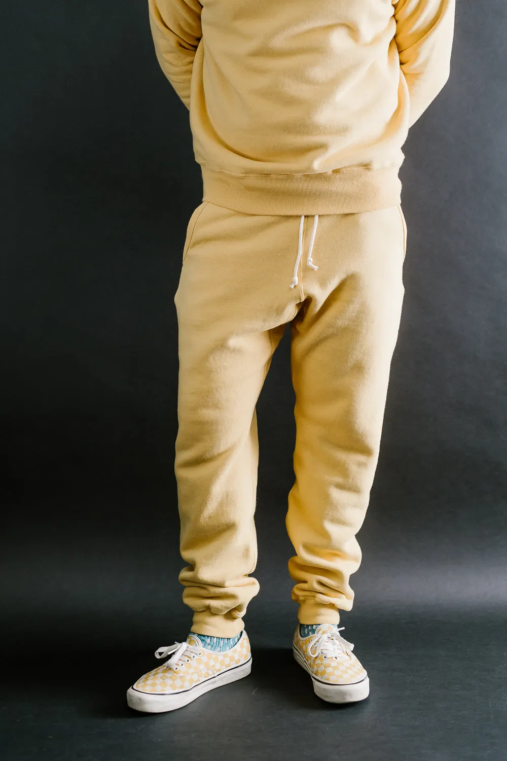 "Tsuriami" Loop Wheel Sweatpants - Citrus