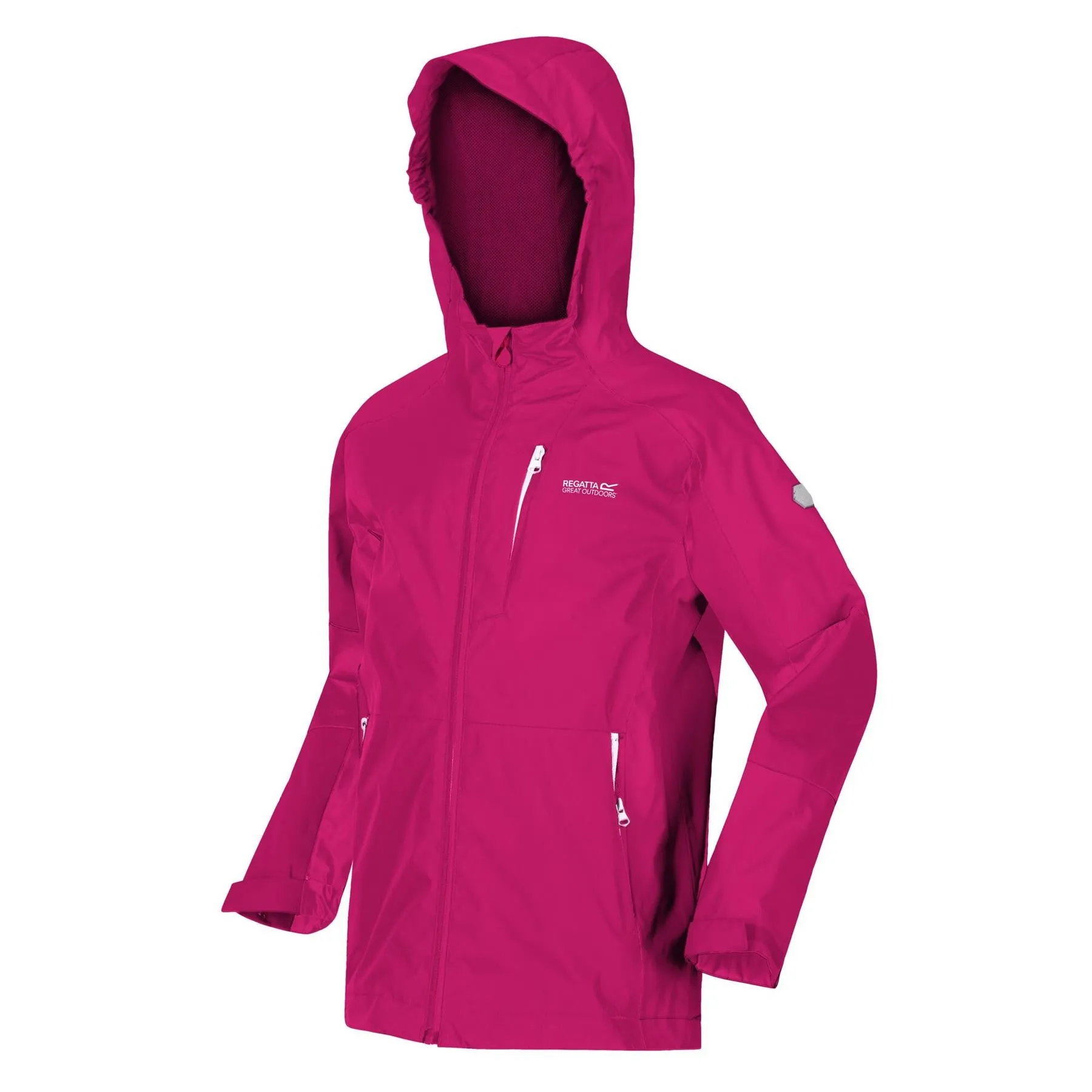 Regatta Kids Calderdale II Waterproof Hooded Zip Pocket Jacket