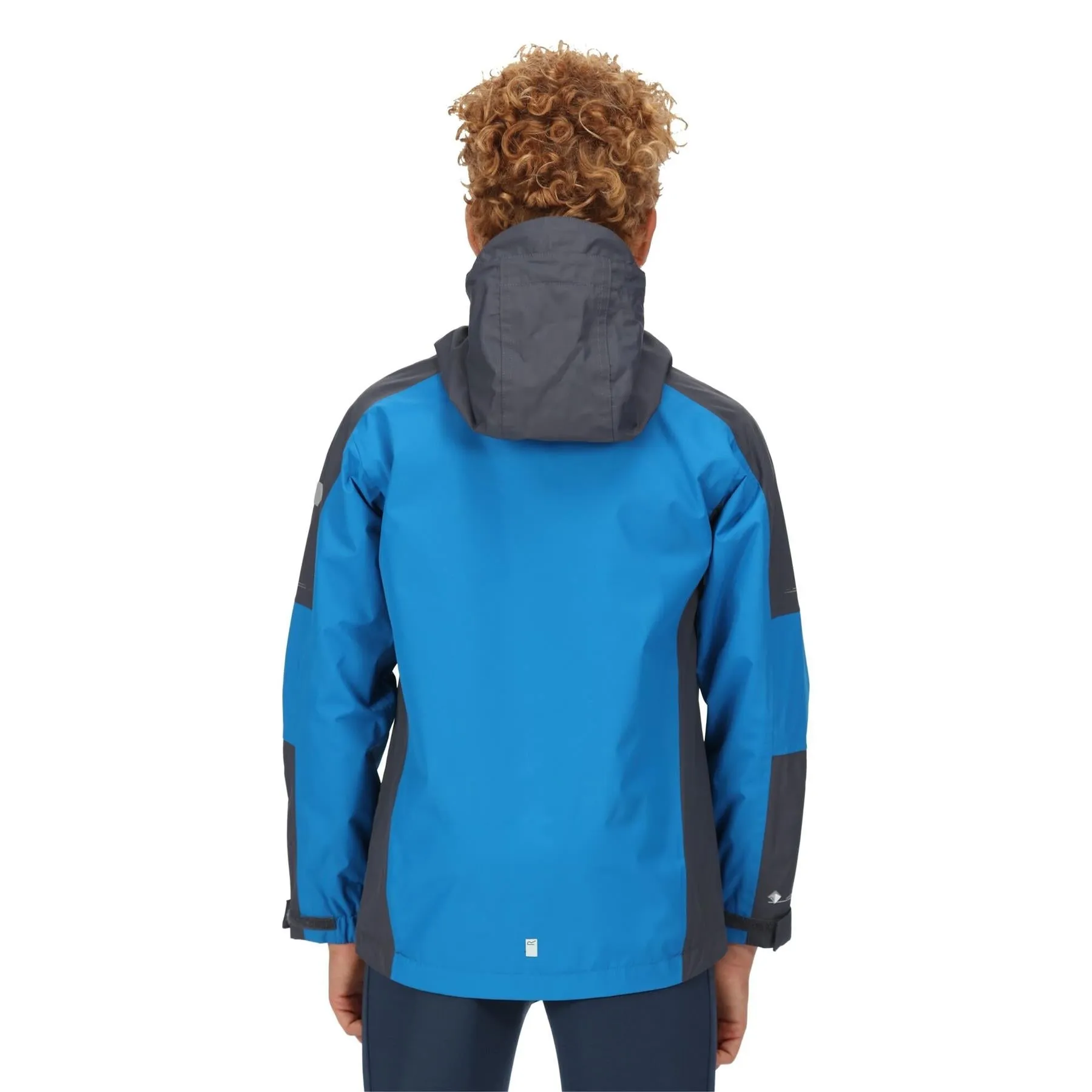 Regatta Kids Calderdale II Waterproof Hooded Zip Pocket Jacket