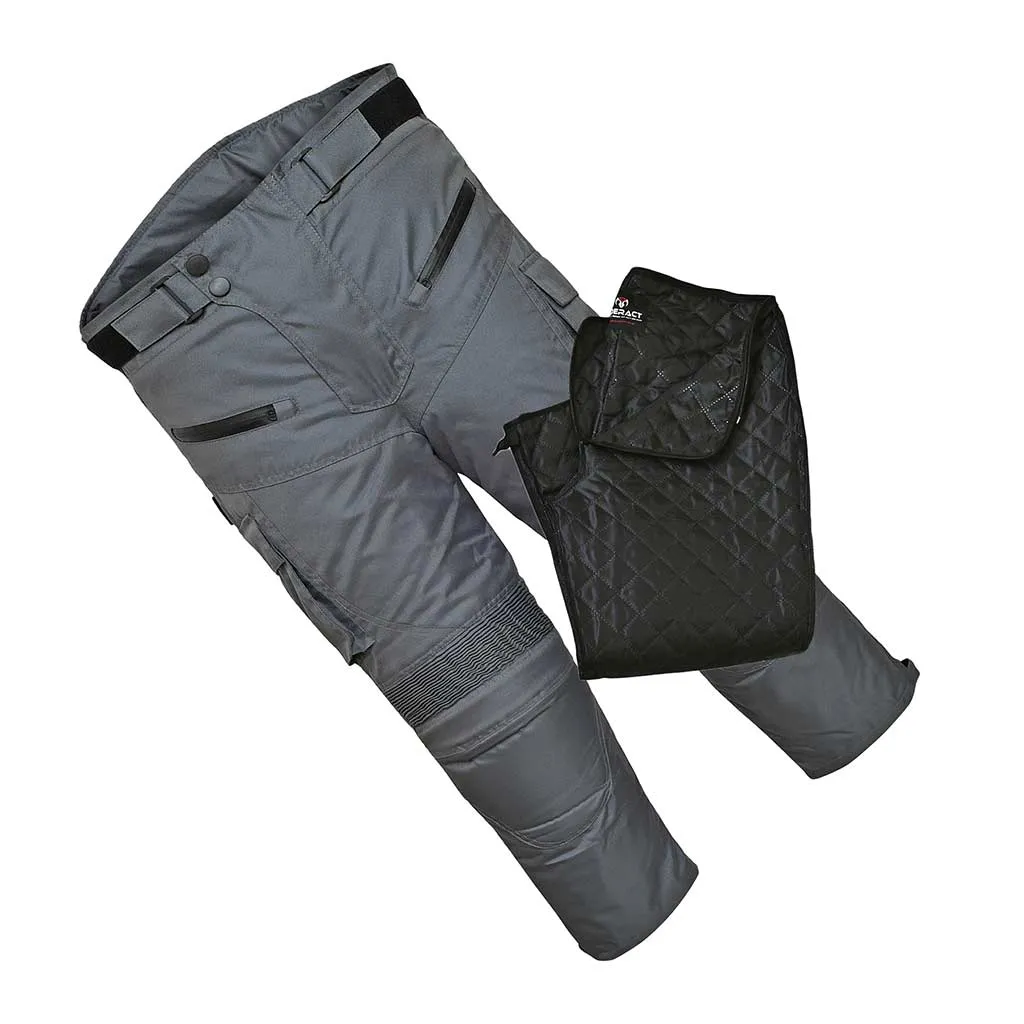 RIDERACT® Cordura Waterproof Motorcycle Pant TARZAN Iron Grey