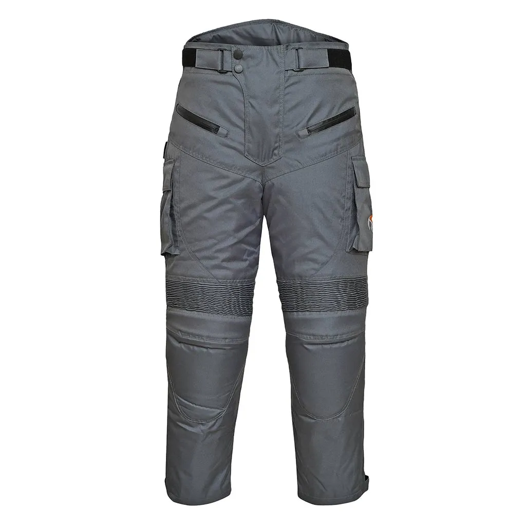 RIDERACT® Cordura Waterproof Motorcycle Pant TARZAN Iron Grey