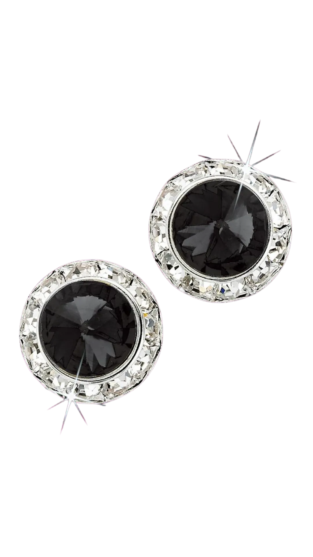 Rivoli Crystal Earrings -15MM