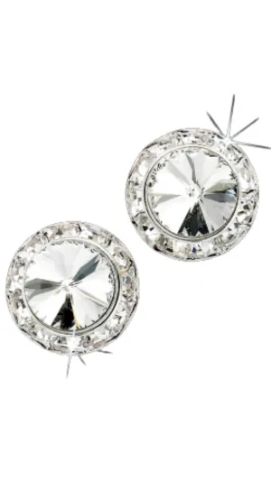 Rivoli Crystal Earrings -15MM