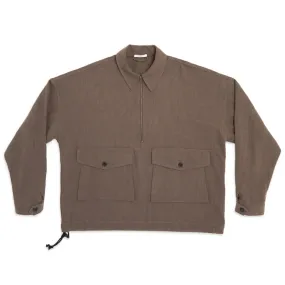 Skiff Pullover Jacket - Brown Ramie