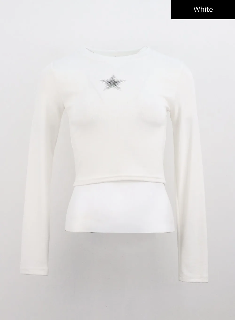 Star Graphic Long Sleeve Slim Fit Tee CG315