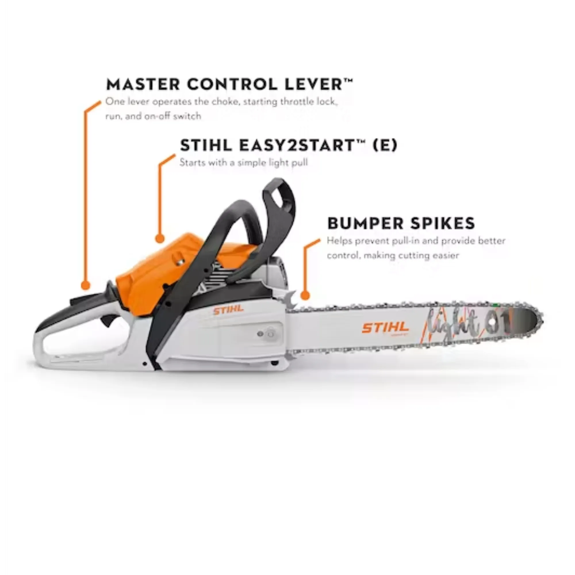 STIHL MS 172 C-E Gas Powered EasyStart Quickstop Chainsaw