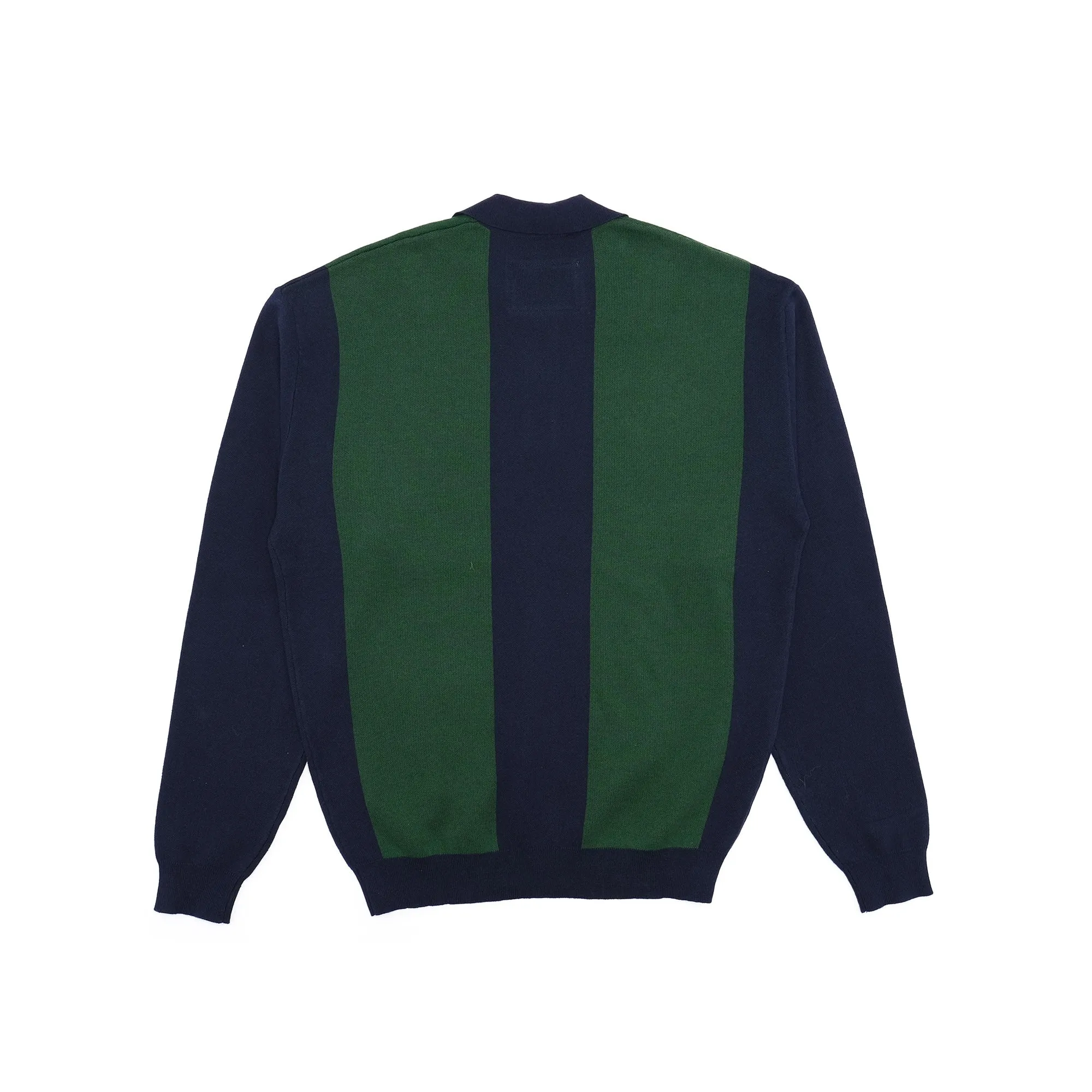 Students Golf Harrison L/S Polo Sweater - NAVY