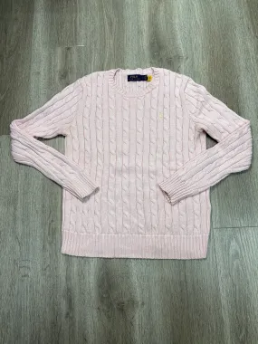 Sweater By Polo Ralph Lauren In Pink, Size: M