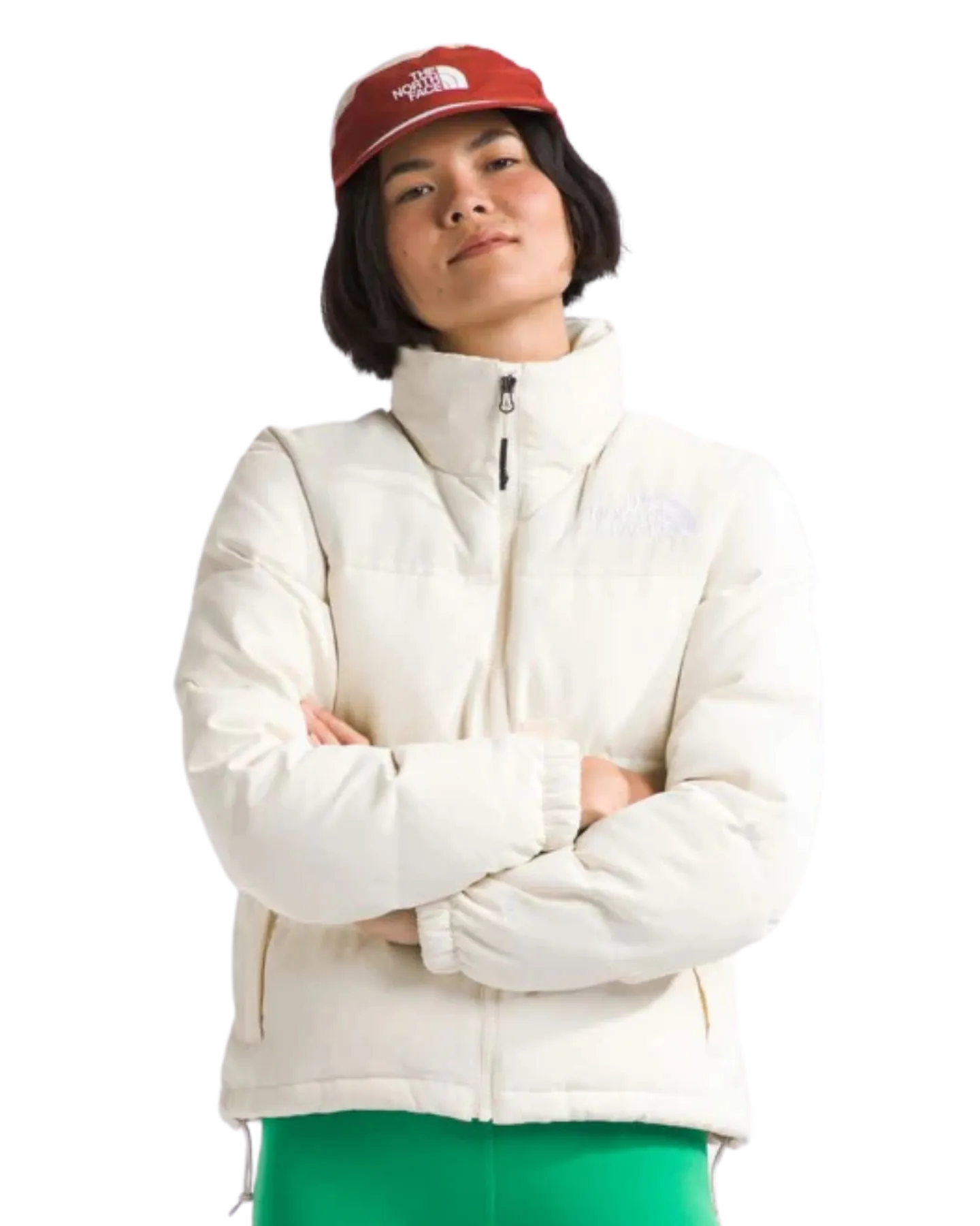 The North Face Women's 92 Ripstop Nuptse Jacket  - White Dune