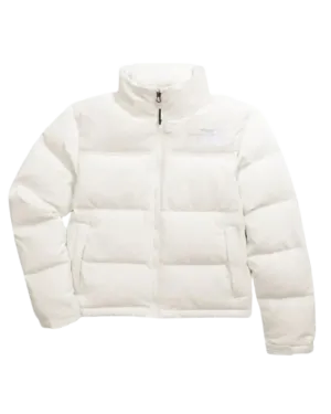 The North Face Women's 92 Ripstop Nuptse Jacket  - White Dune