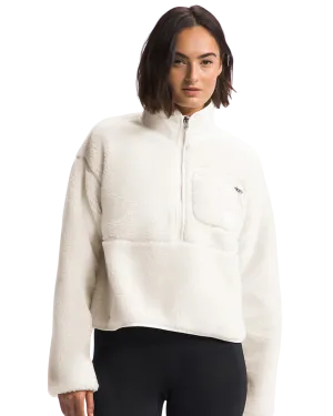 The North Face Women's Extreme Pile Pullover  - White Dune