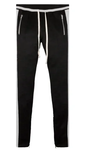 Track Pants - Black/White