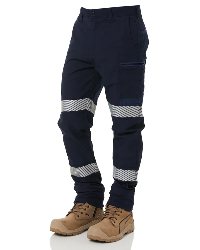 Tradies WP-3T Taped Stretch Pants 4 Value Pack - Navy