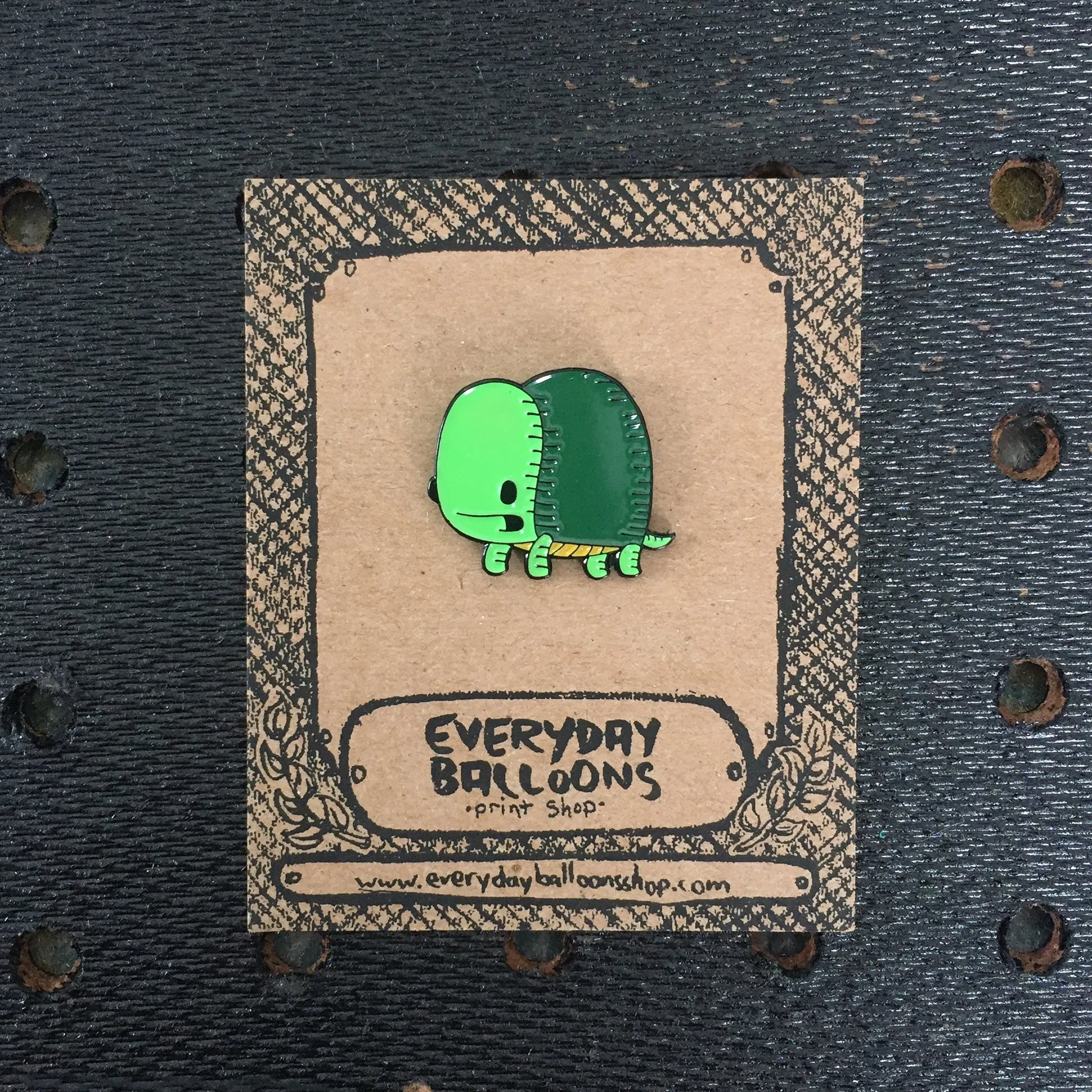 turtle enamel pin