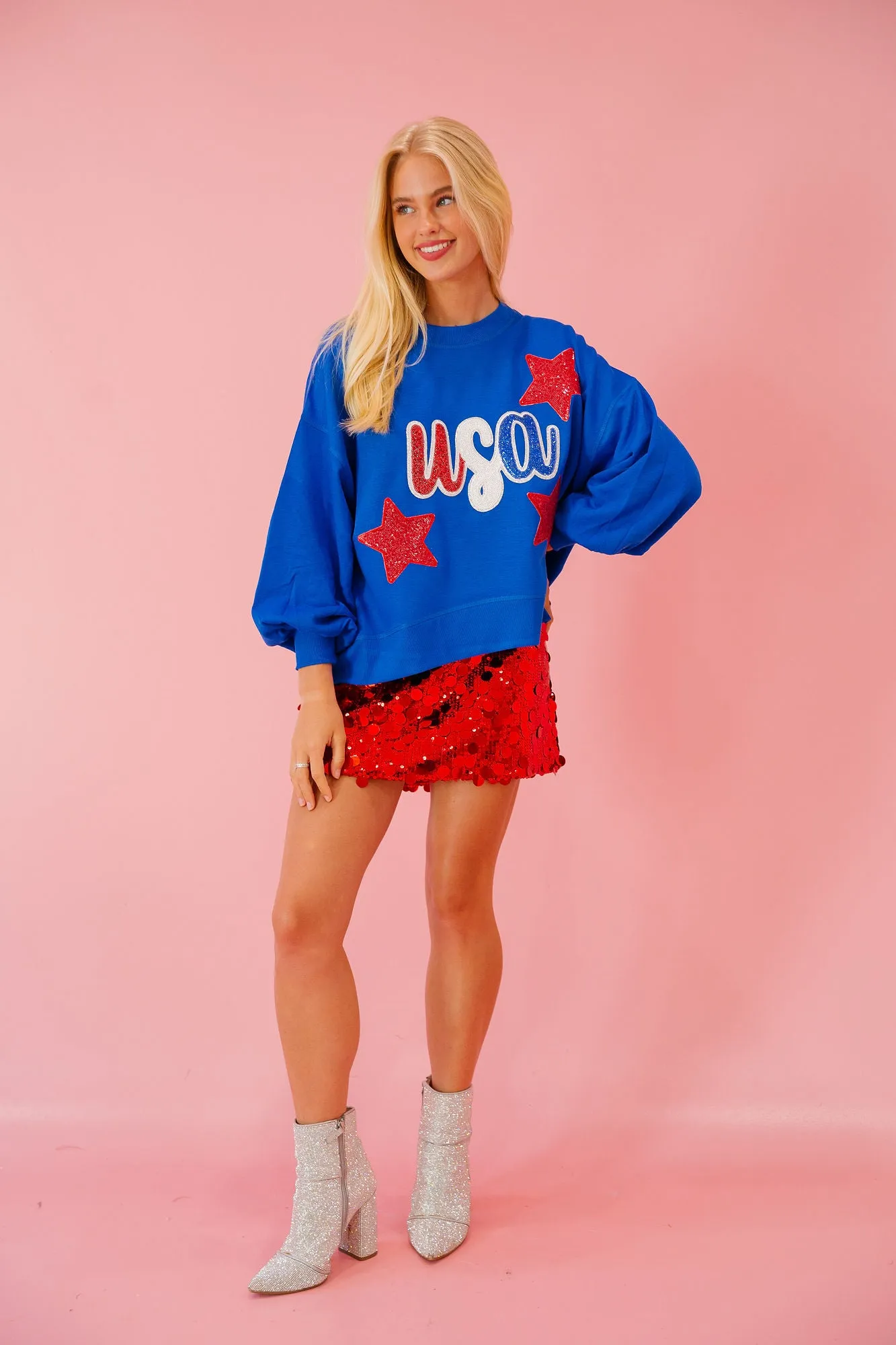 USA PATCH ROYAL PULLOVER