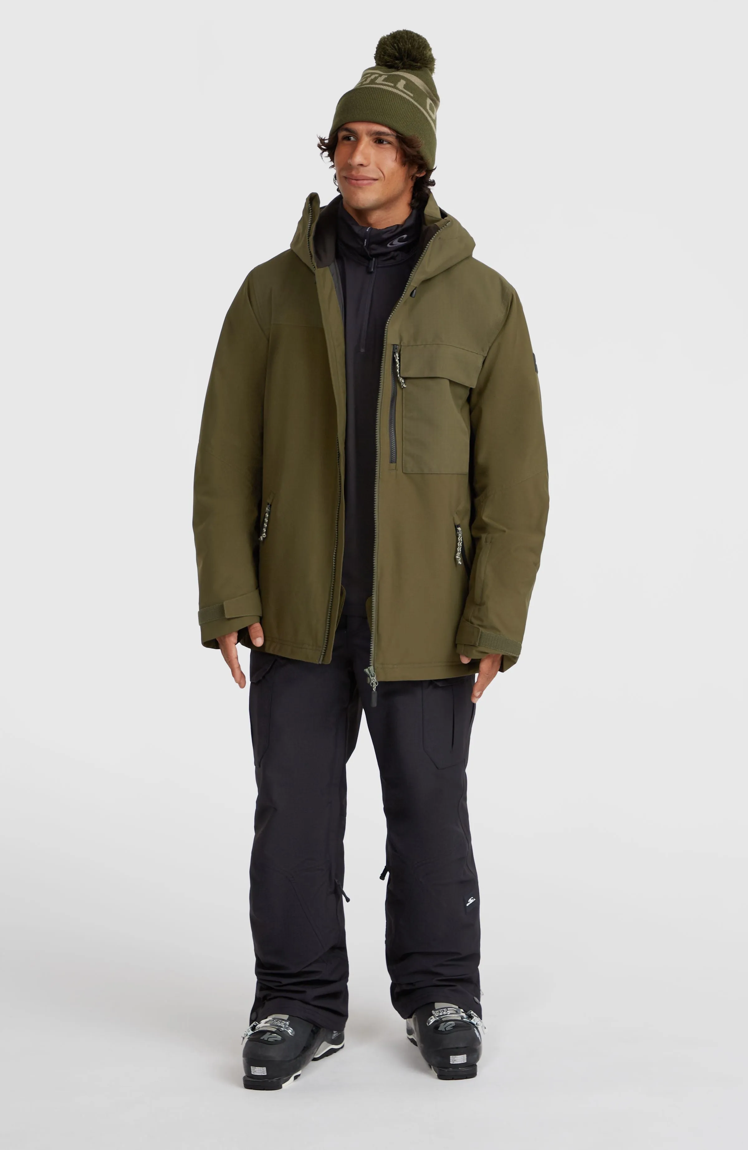 Utility Hybrid Snow Jacket | Forest Night