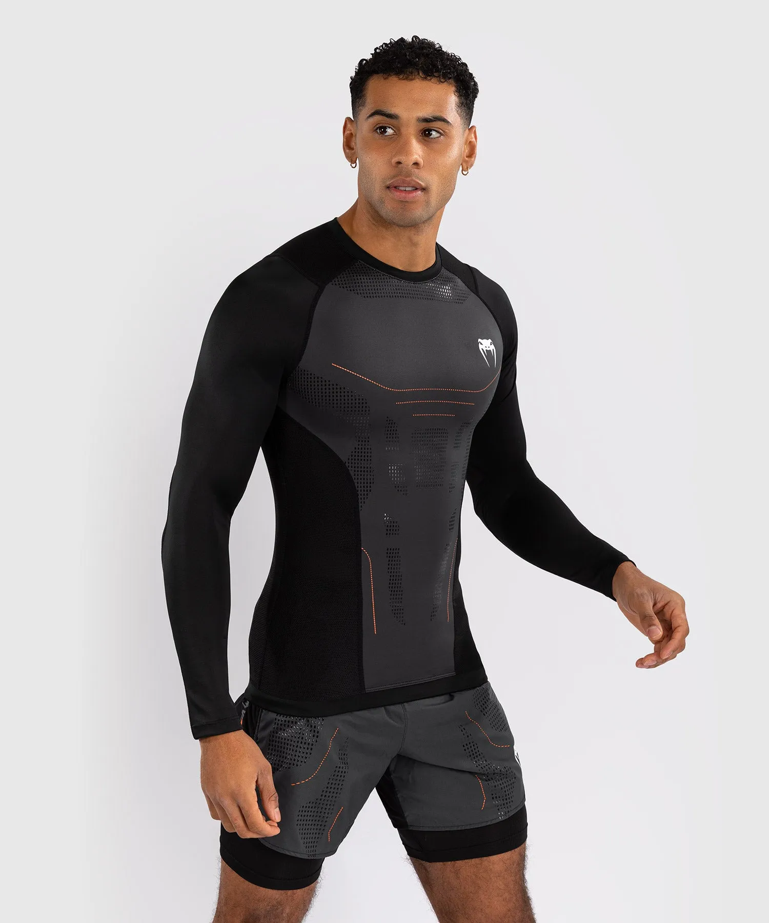 Venum Technical 3.0 Long Sleeve Rashguard - Graphite