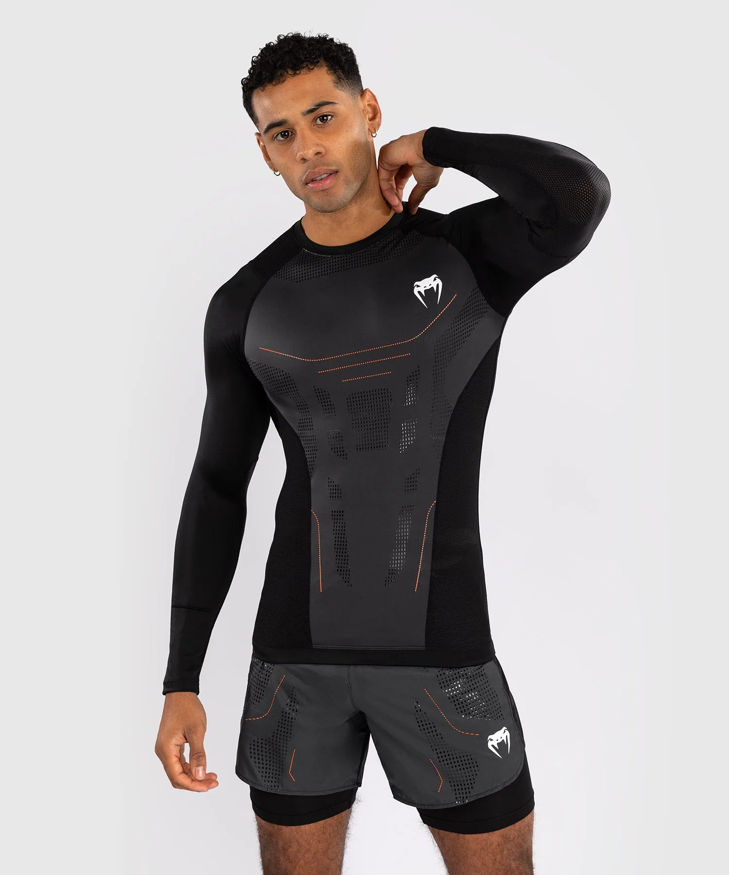 Venum Technical 3.0 Long Sleeve Rashguard - Graphite