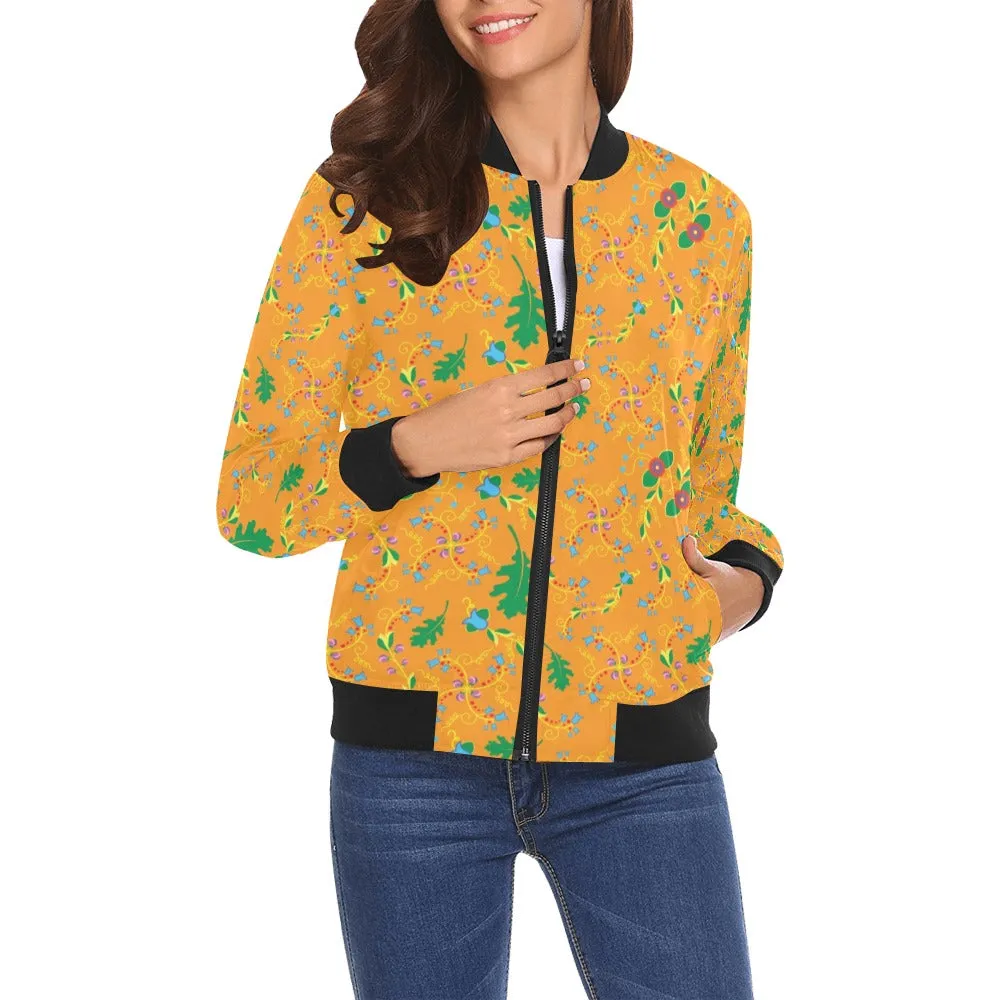 Vine Life Sunshine Bomber Jacket for Women