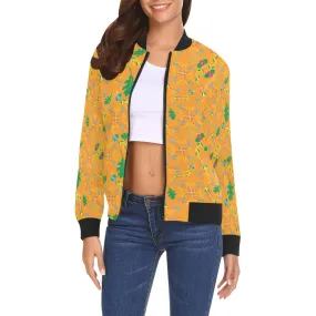 Vine Life Sunshine Bomber Jacket for Women