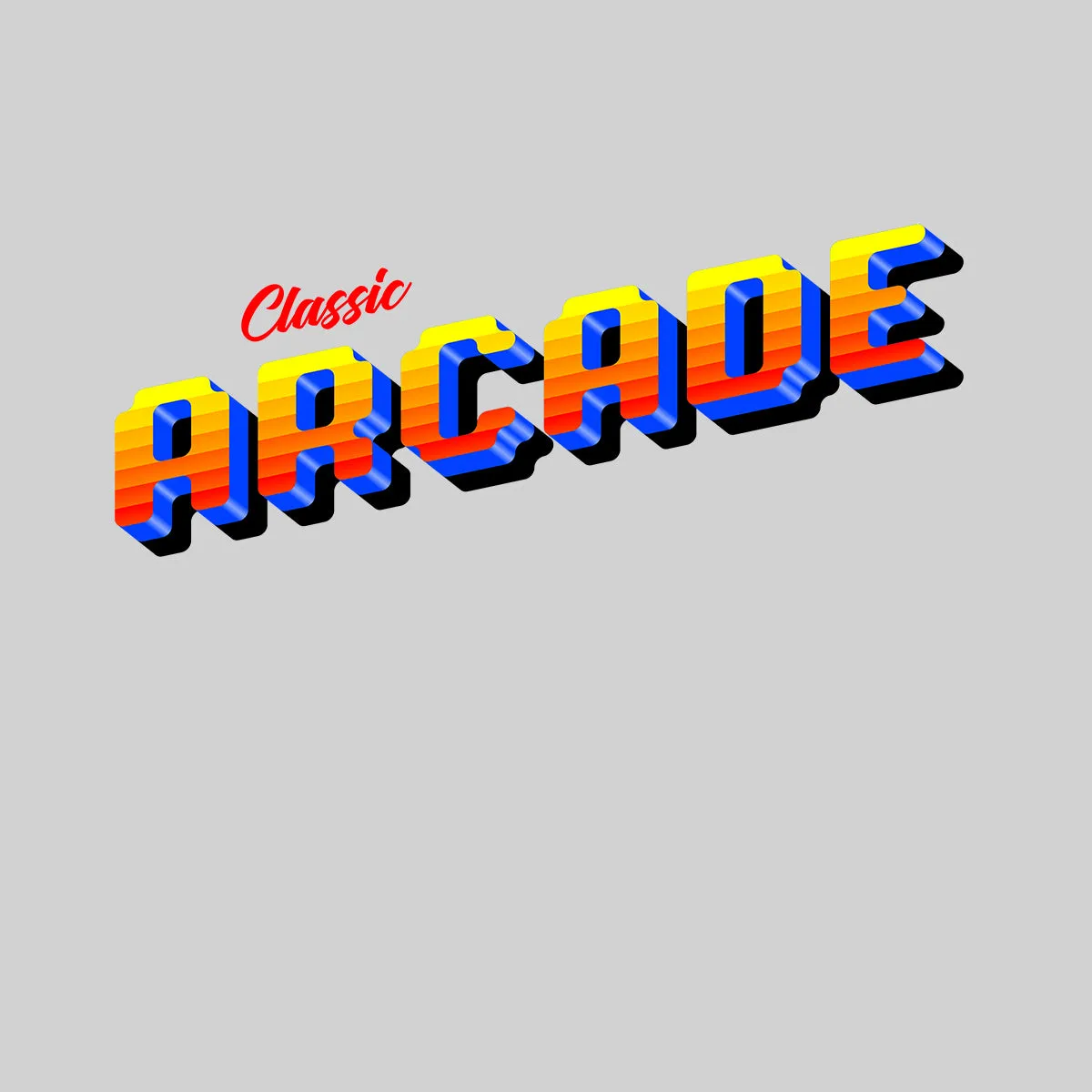 Vintage Arcade Sign Retro 80's Style Crew Neck Tank Top