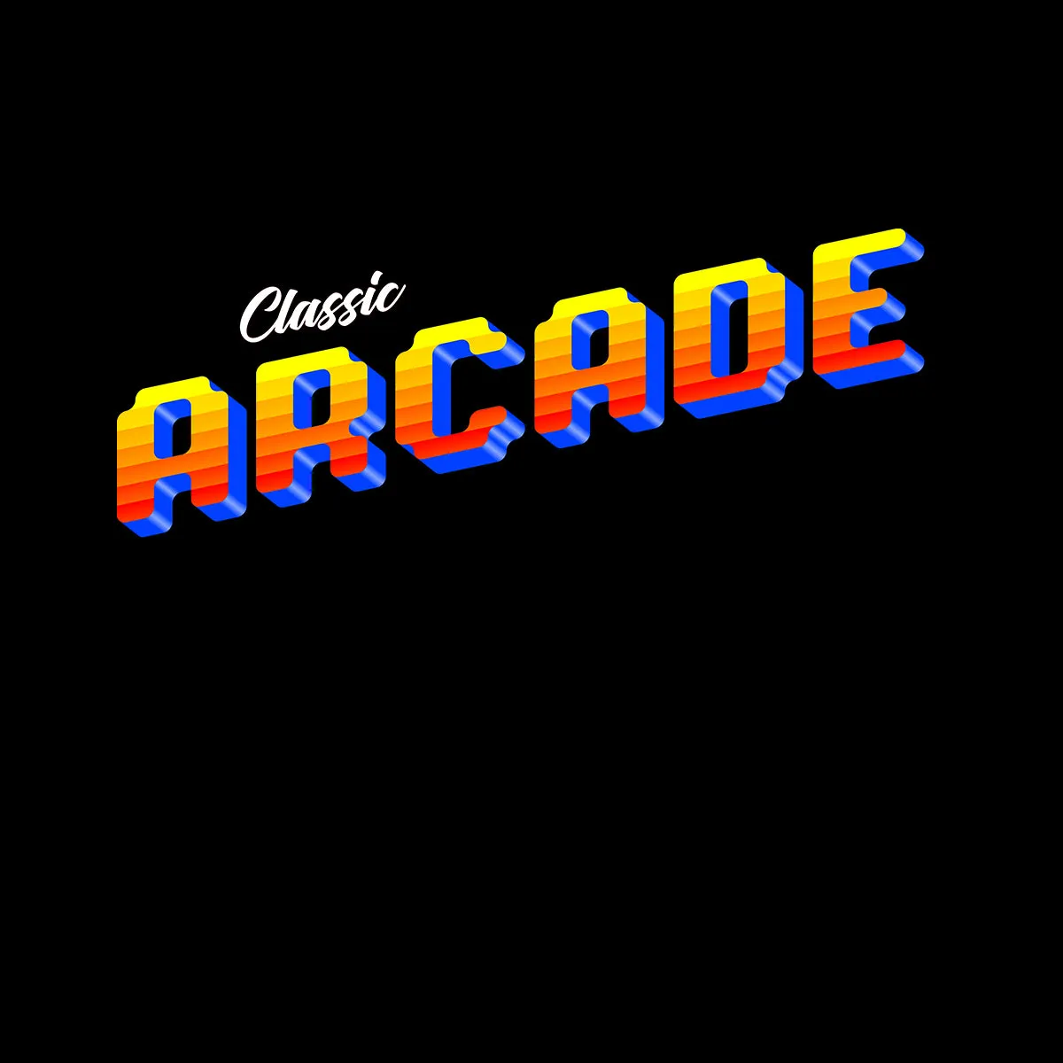 Vintage Arcade Sign Retro 80's Style Crew Neck Tank Top