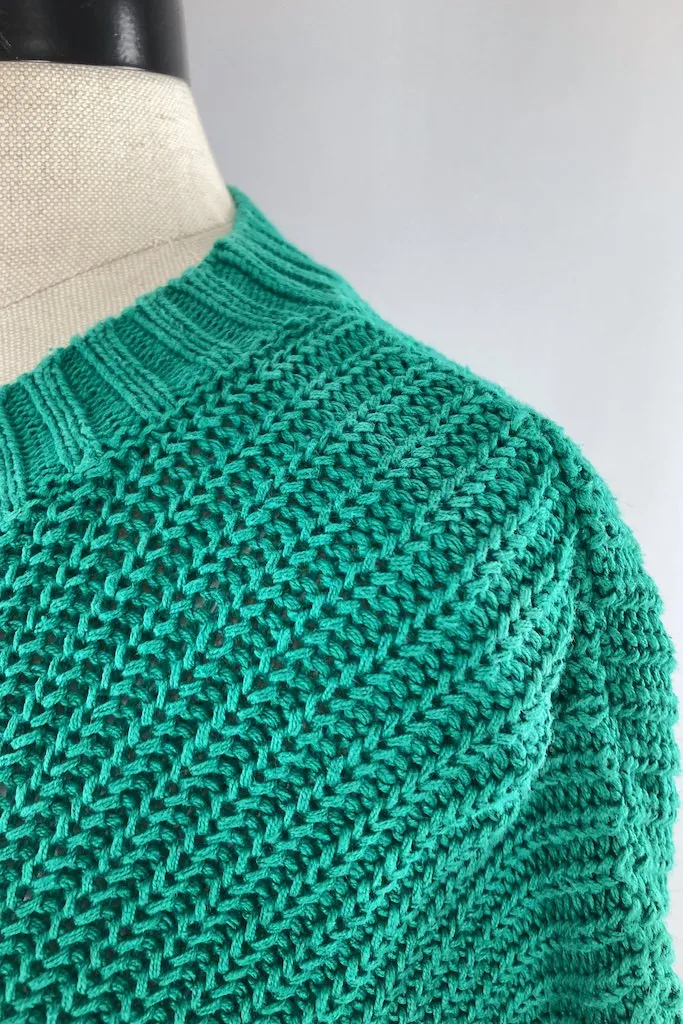 Vintage Emerald Green Sweater