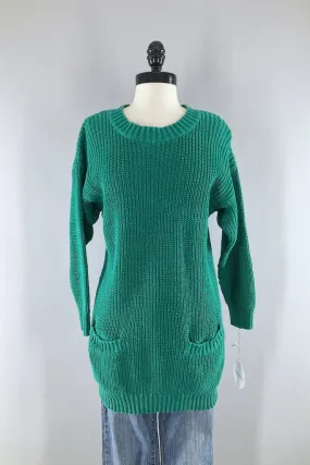 Vintage Emerald Green Sweater