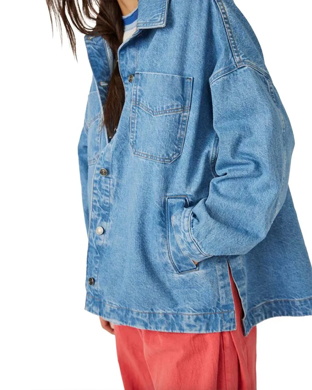 We The Free Madison City Denim Jacket - Solar Wash