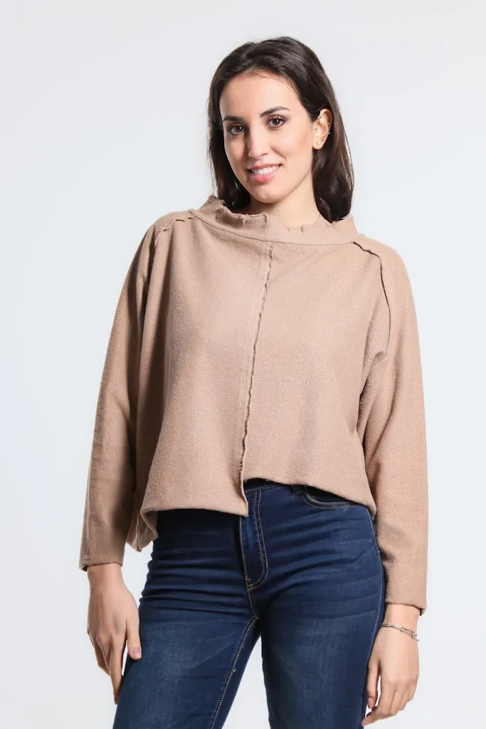 Whitney French Terry Seam Top (BLS144)