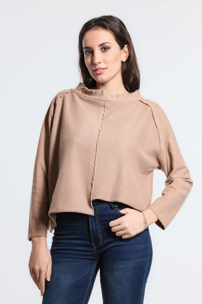 Whitney French Terry Seam Top (BLS144)