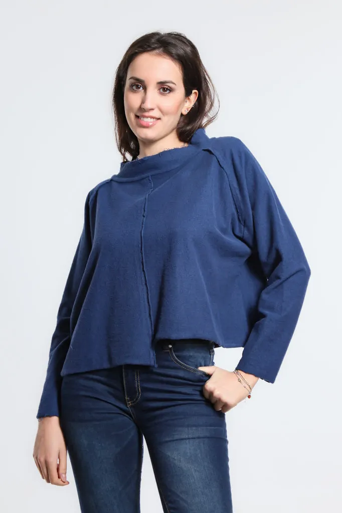 Whitney French Terry Seam Top (BLS144)