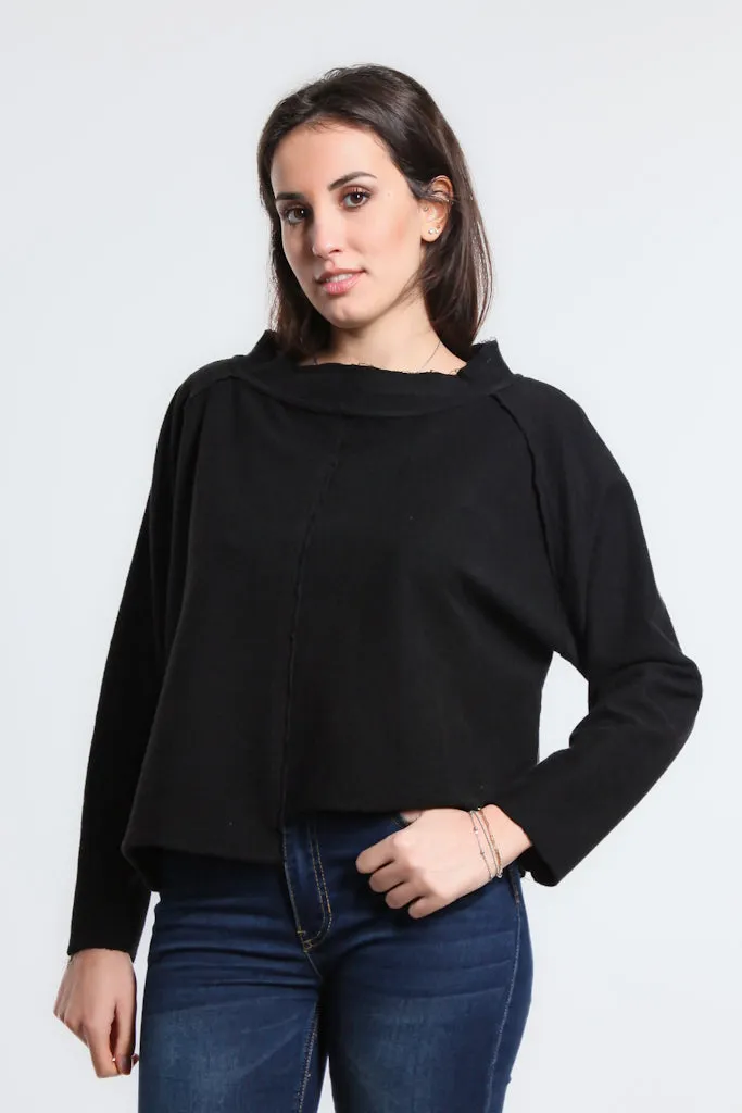 Whitney French Terry Seam Top (BLS144)