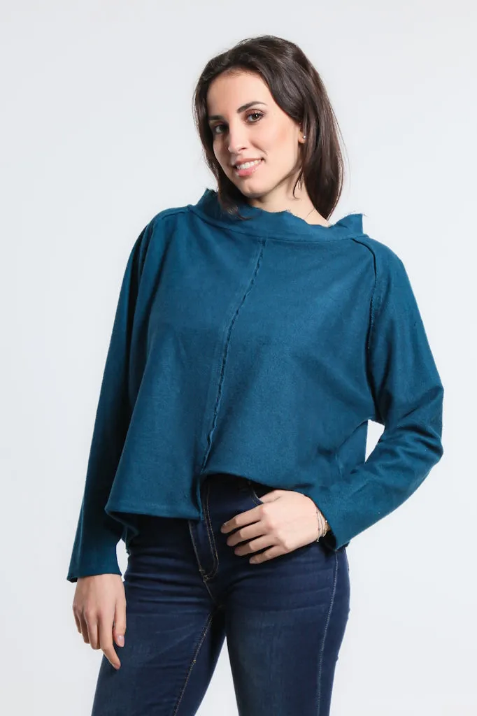 Whitney French Terry Seam Top (BLS144)