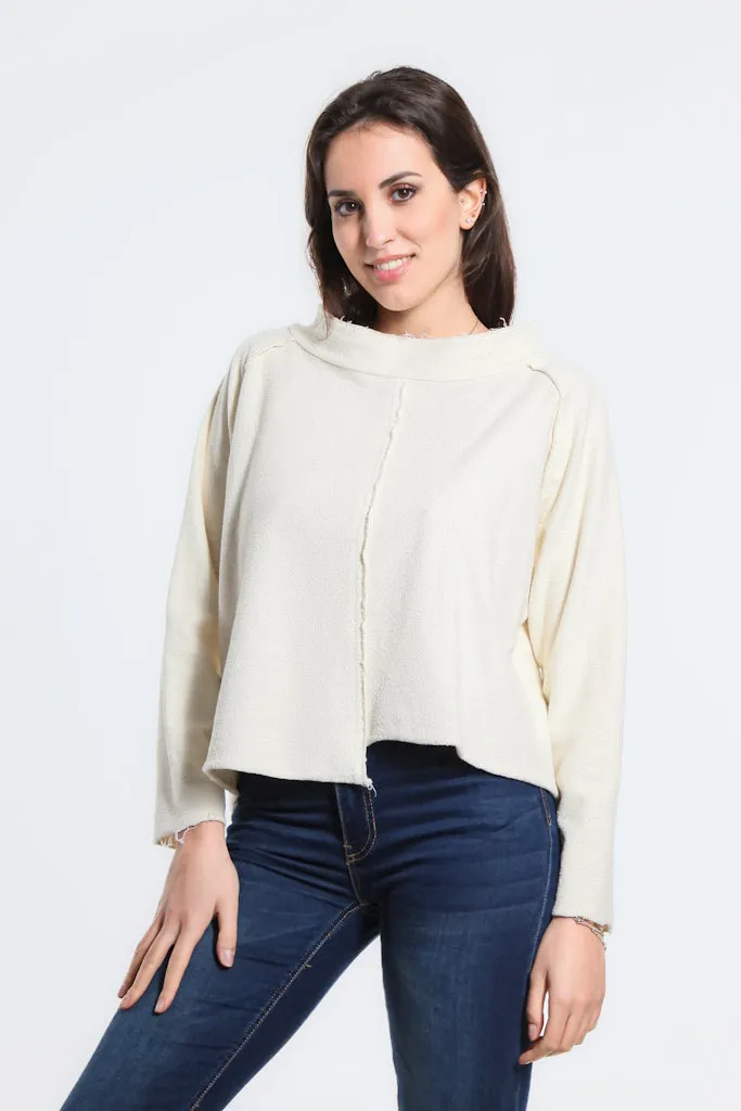 Whitney French Terry Seam Top (BLS144)