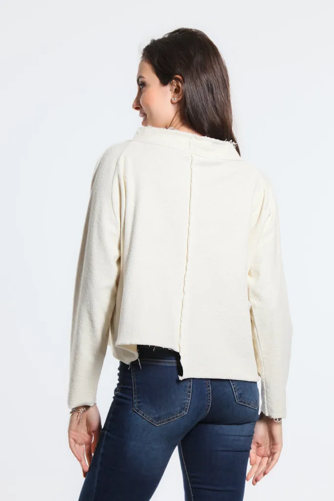 Whitney French Terry Seam Top (BLS144)