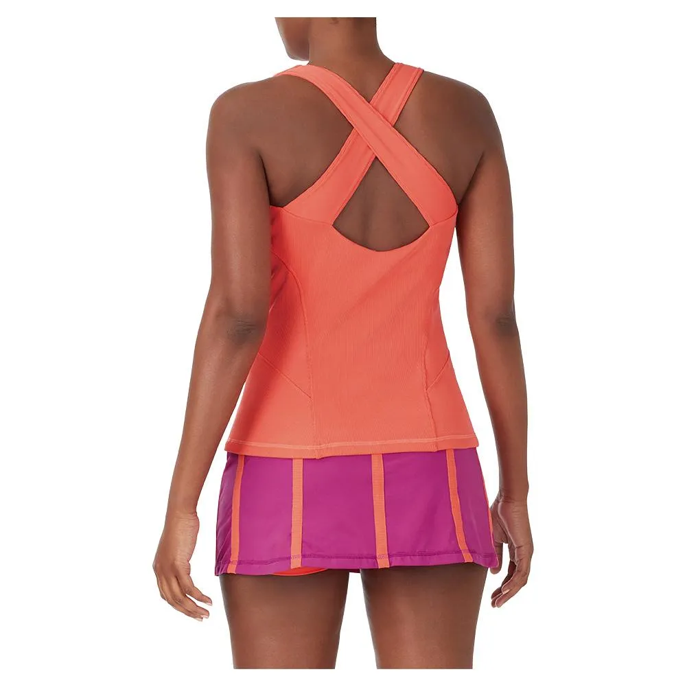 Women`s Baseline Halter Tennis Tank