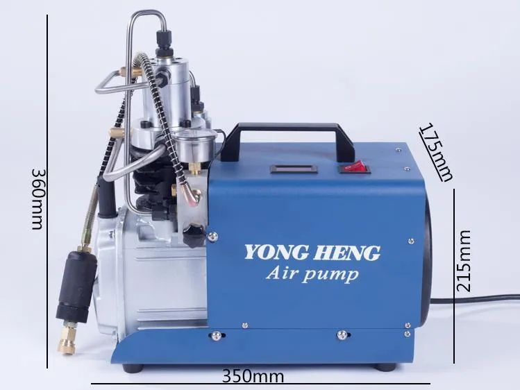 YONGHENG 4500 PSI 240V COMPRESSOR (MANUAL SHUTOFF)