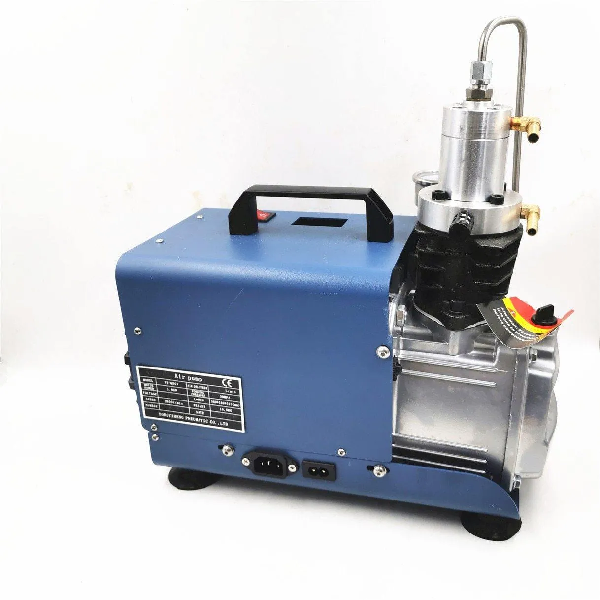 YONGHENG 4500 PSI 240V COMPRESSOR (MANUAL SHUTOFF)