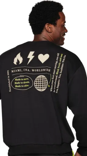 Zumba Miami Men's Pullover Sweatshirt